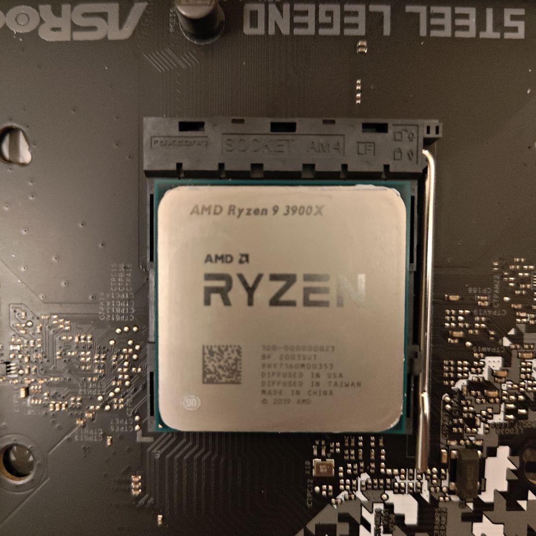 PCパーツ3点セット X570 Ryzen 9 3900X 32GB