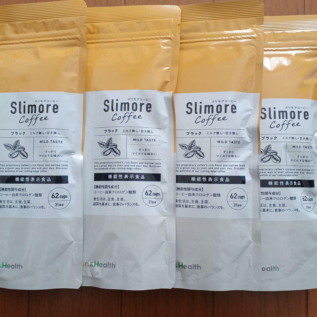 新日本製薬　Slimore Coffee マイルド 62杯分 93g　4袋　　⑤