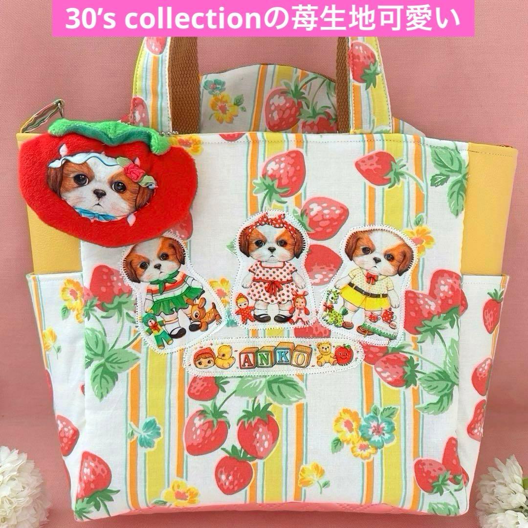 ゆ*ん様 両サイドポケット　新柄超ビッグあんこちゃん　コヤンイサムチョン　トート