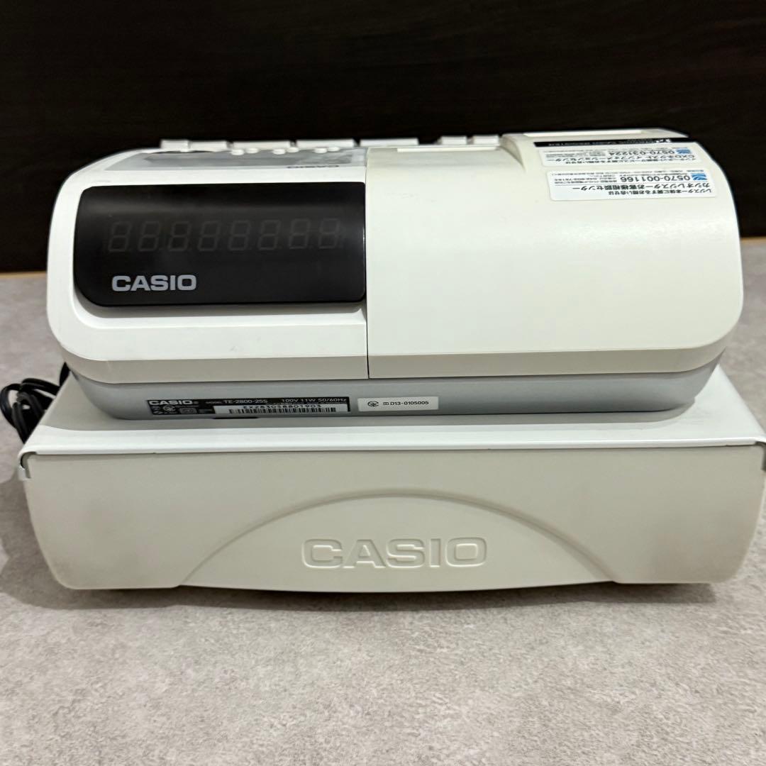 CASIO TE-2800-25S 電子レジスター カシオ レジスター