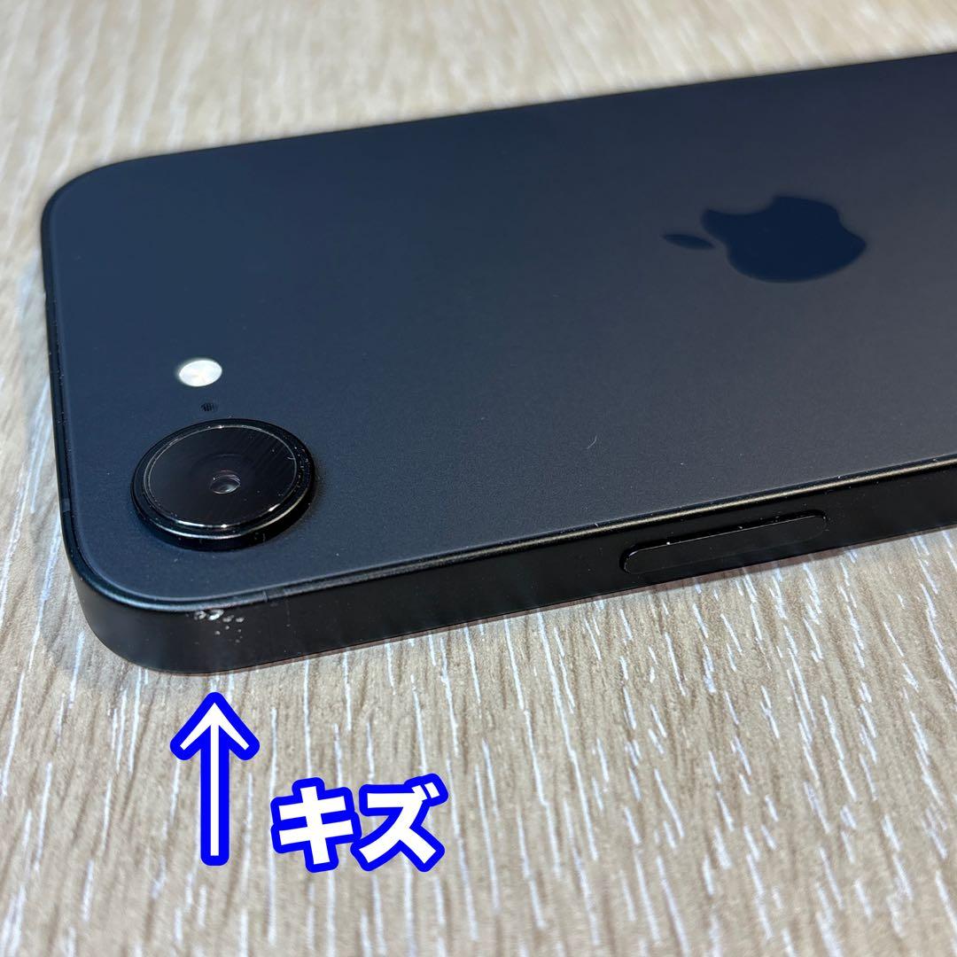 【背面割れジャンク】iPhone 16e 256GB ブラック MD1T4J/A