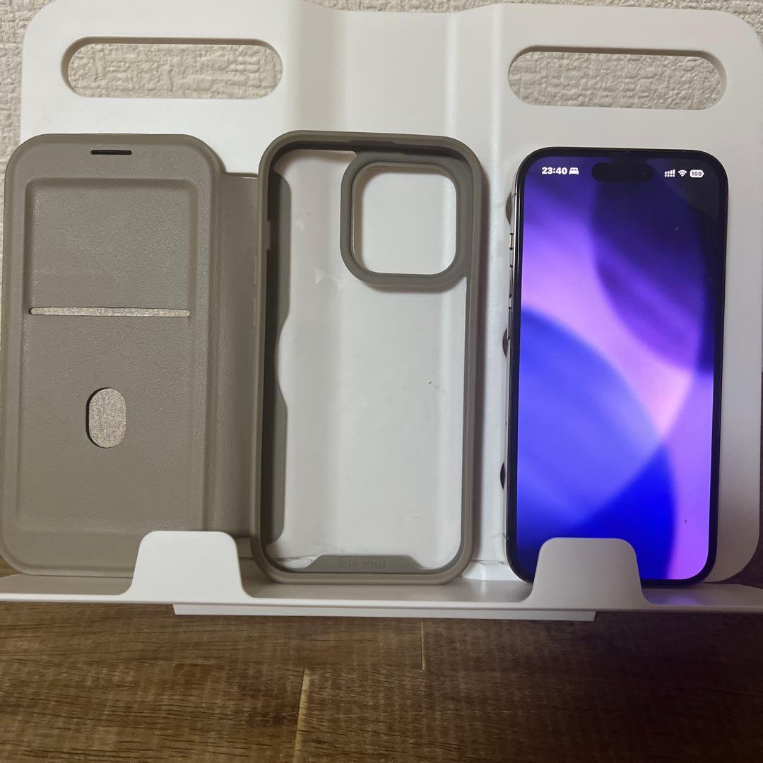 美品 iPhone 14 Pro 128GB バッテリー86% ケース付き♩