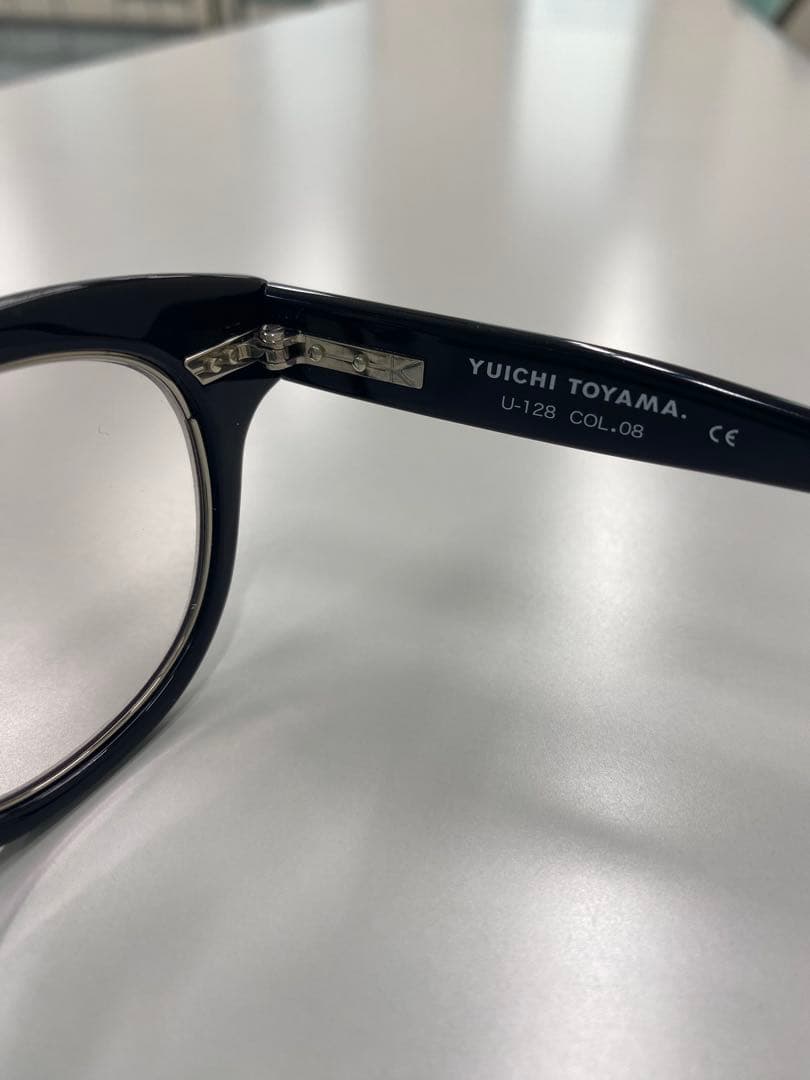 【YUICHI TOYAMA】 U-128 （Black/Silver）メガネ