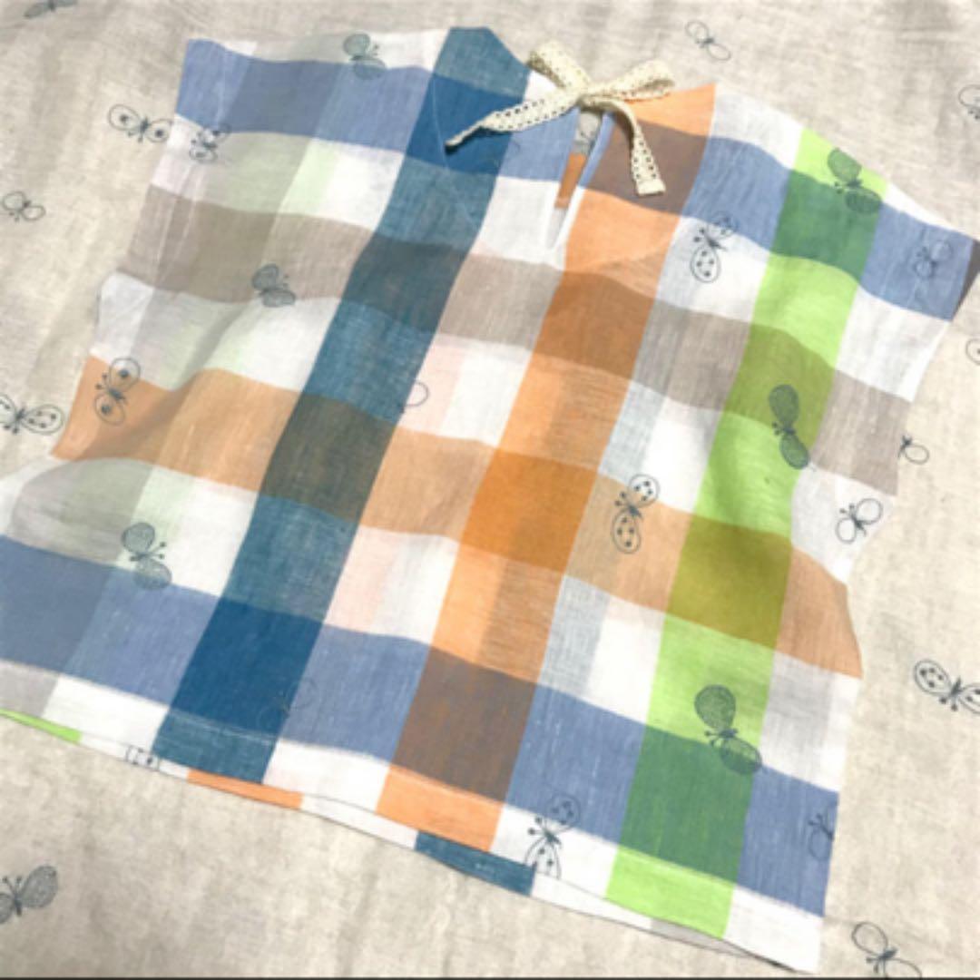 ミナペルホネン　ハンドメイド　キッズ　120 ブラウス