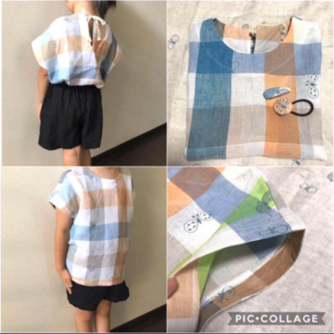 ミナペルホネン　ハンドメイド　キッズ　120 ブラウス