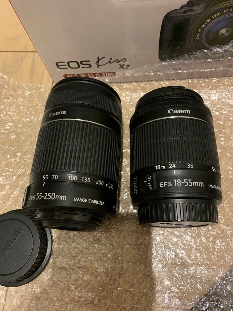 Canon EOS Kiss X7 本体とレンズ2本セット