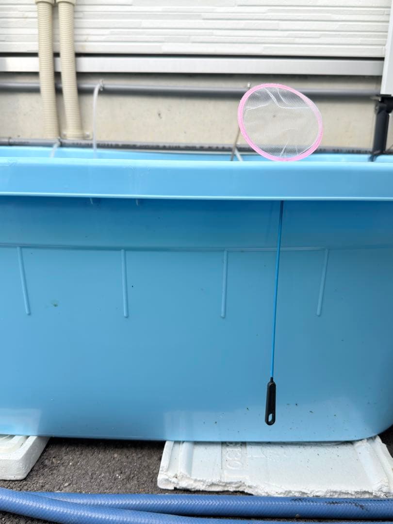 メダカ飼育ケース オーバーフロー(たらい120L)メダカ飼育 容器たらい