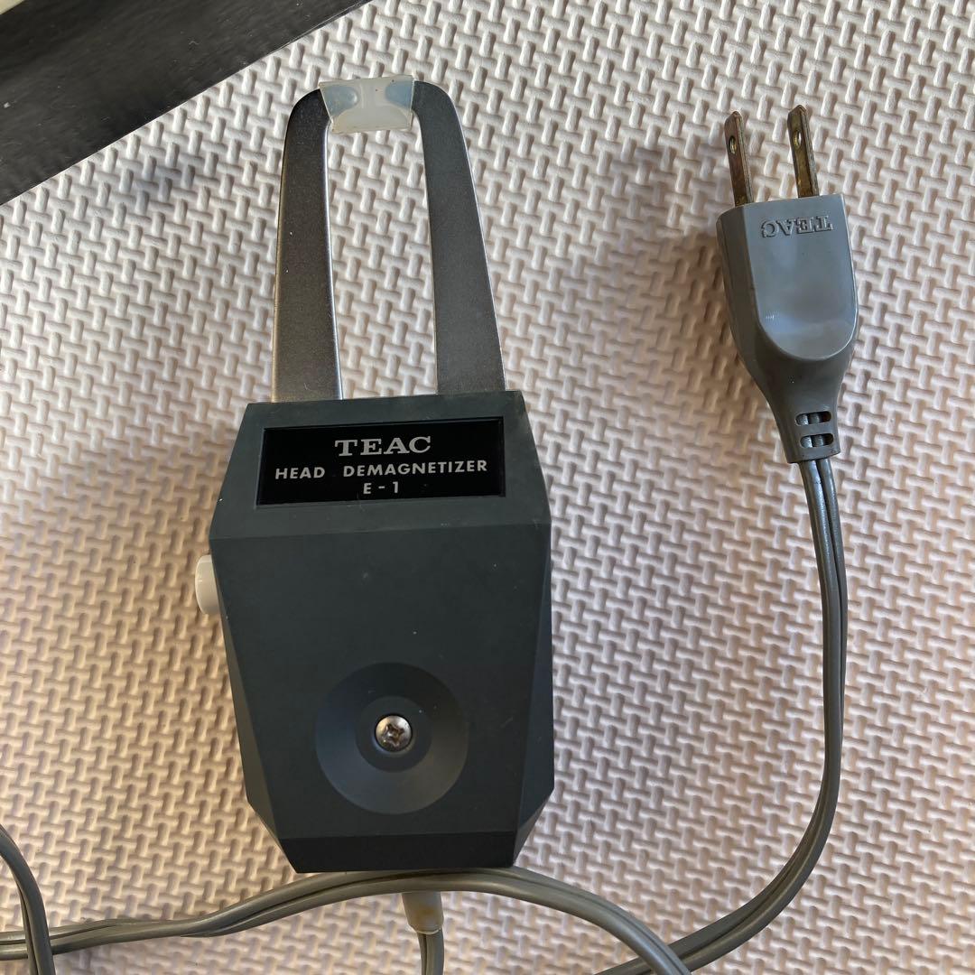TEAC Eー1 オープンリール　カセットテープデッキ　消磁器E-1 ヘッド等