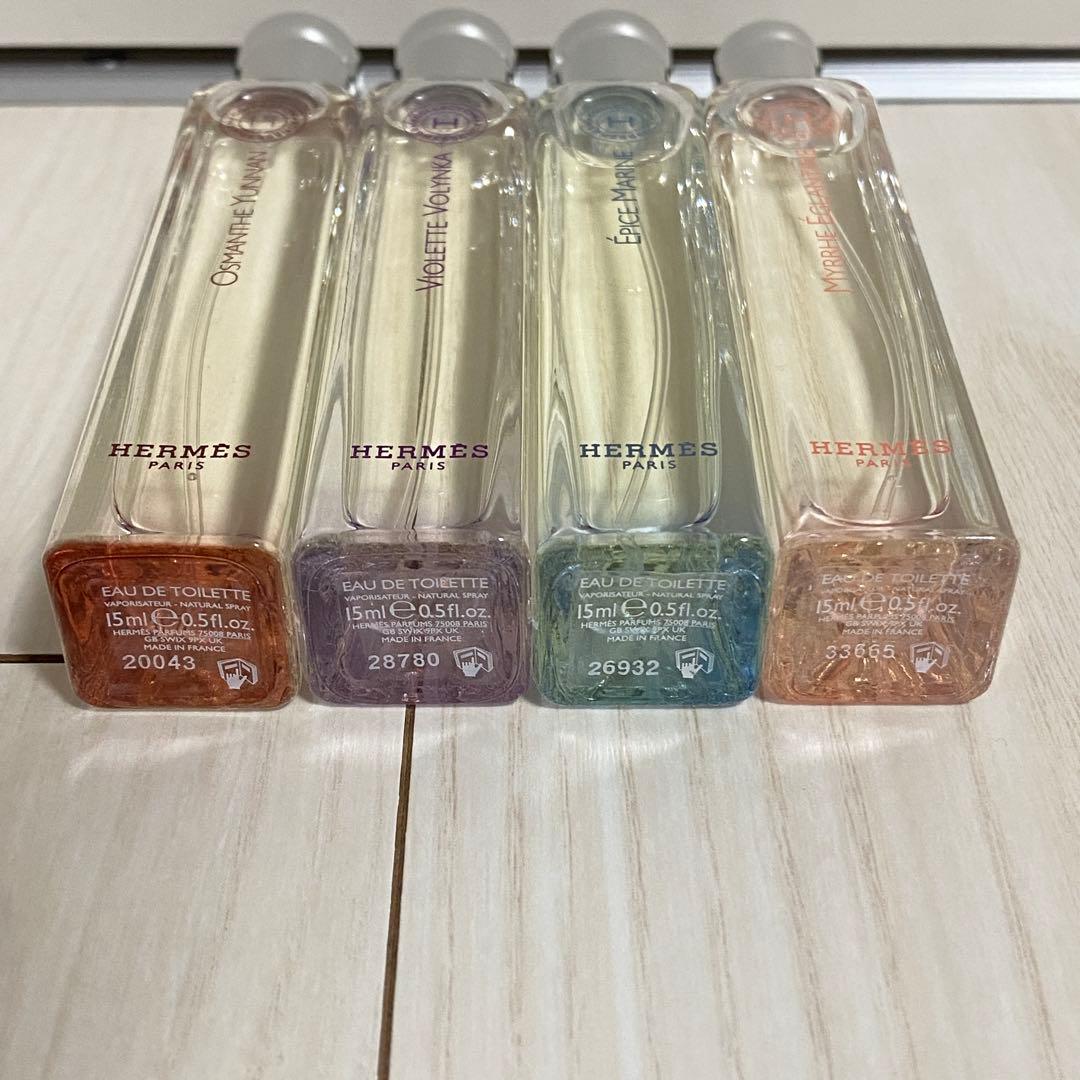 【美品】HERMES エルメス エルメッセンス 15ml×4本セット 香水