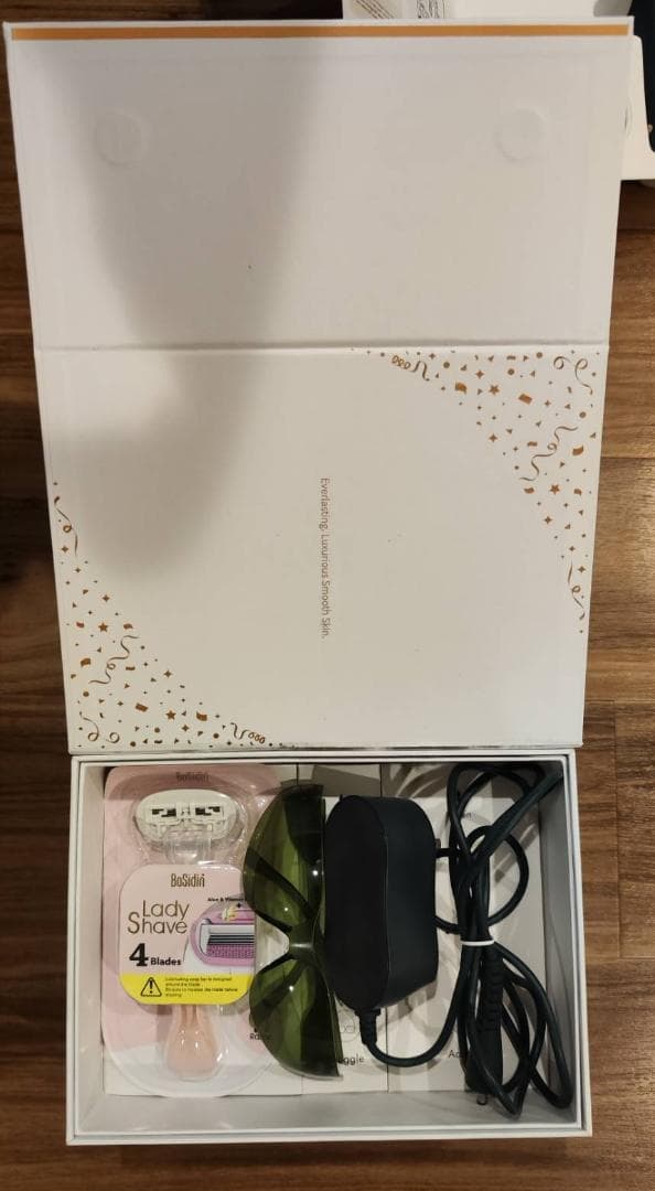 BoSidin 家庭用脱毛器フラッシュ式 【ヒゲ・アンダーを含むほぼ全身対応】