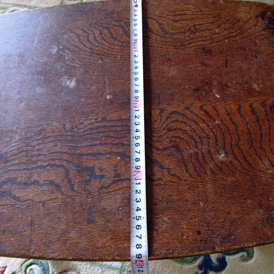 木製長方形座卓 ダークブラウン　ちゃぶ台　古道貝机52X39X21cm