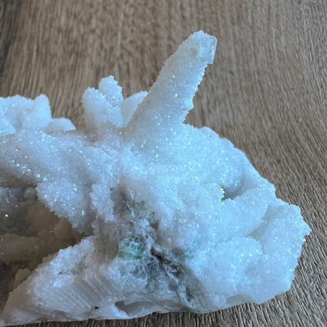 仮晶 水晶 ドゥルージー フローライト A1 共生 鉱物 標本 原石