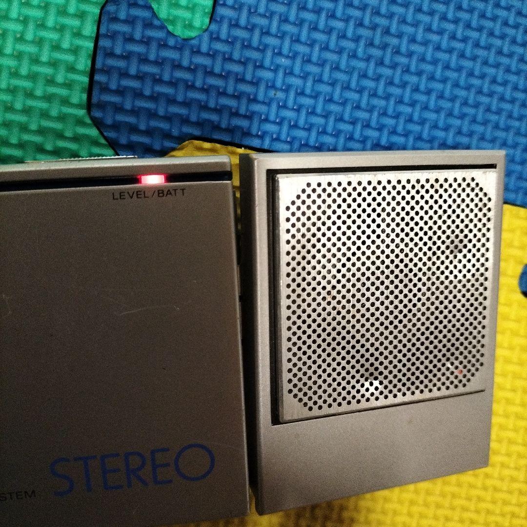 [昭和レトロ]SONYポータブルスピーカー SRS-20[電池蓋欠品]