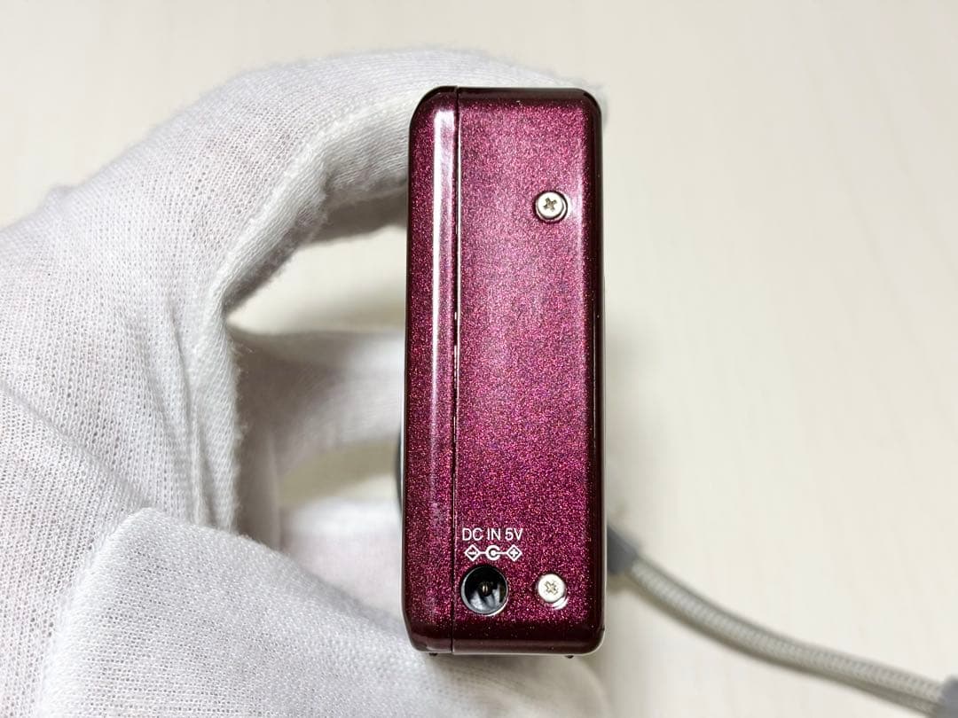 美品 デジタルカメラ FUJIFILM finepix f450 ワインレッド