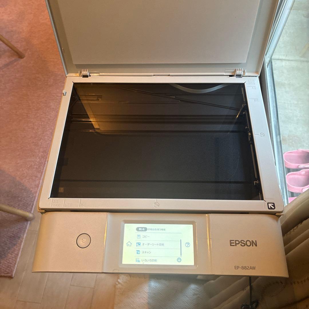 EPSON EP-882AW インクジェットプリンター ホワイト