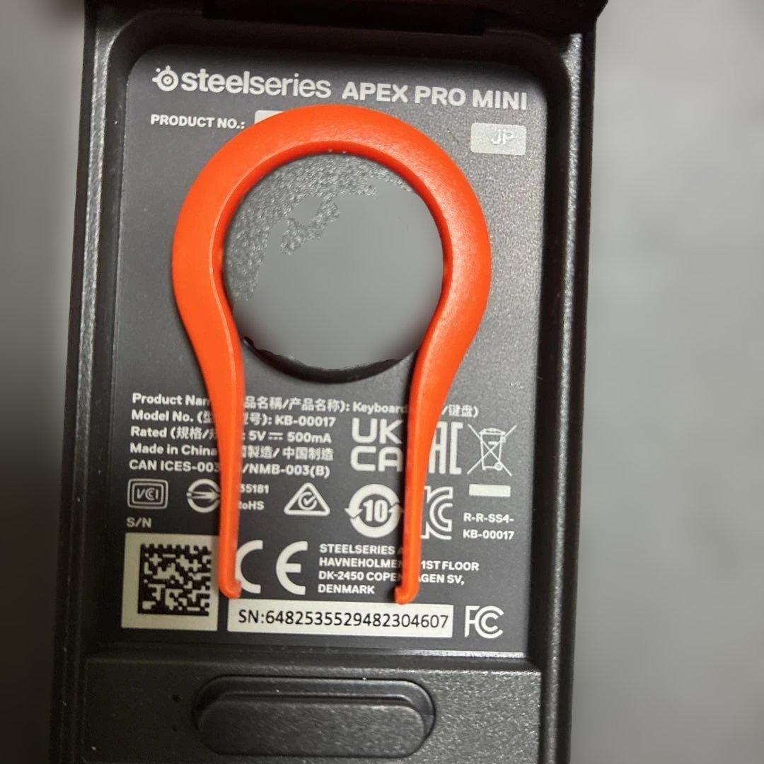 【JP配列・有線】SteelSeries Apex Pro Mini used