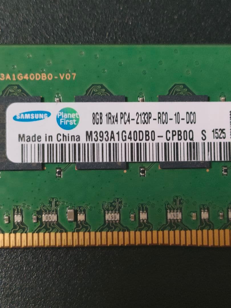 Samsung 8GB DDR4 メモリ 4枚セット計32GB
