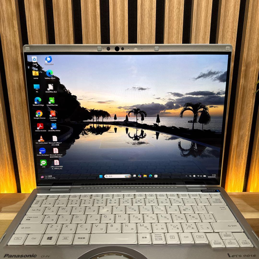 準美品 希少タッチ対応‼️Let’s note FV1☘メモリ16GB☘ノートPC