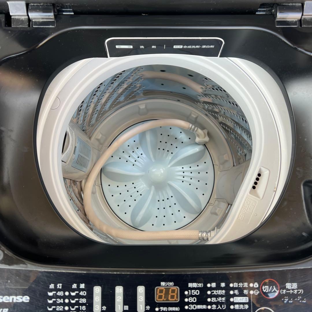 1*0様 送料込★5.5kg洗濯機 ハイセンス HW-G55E2K 2022年製