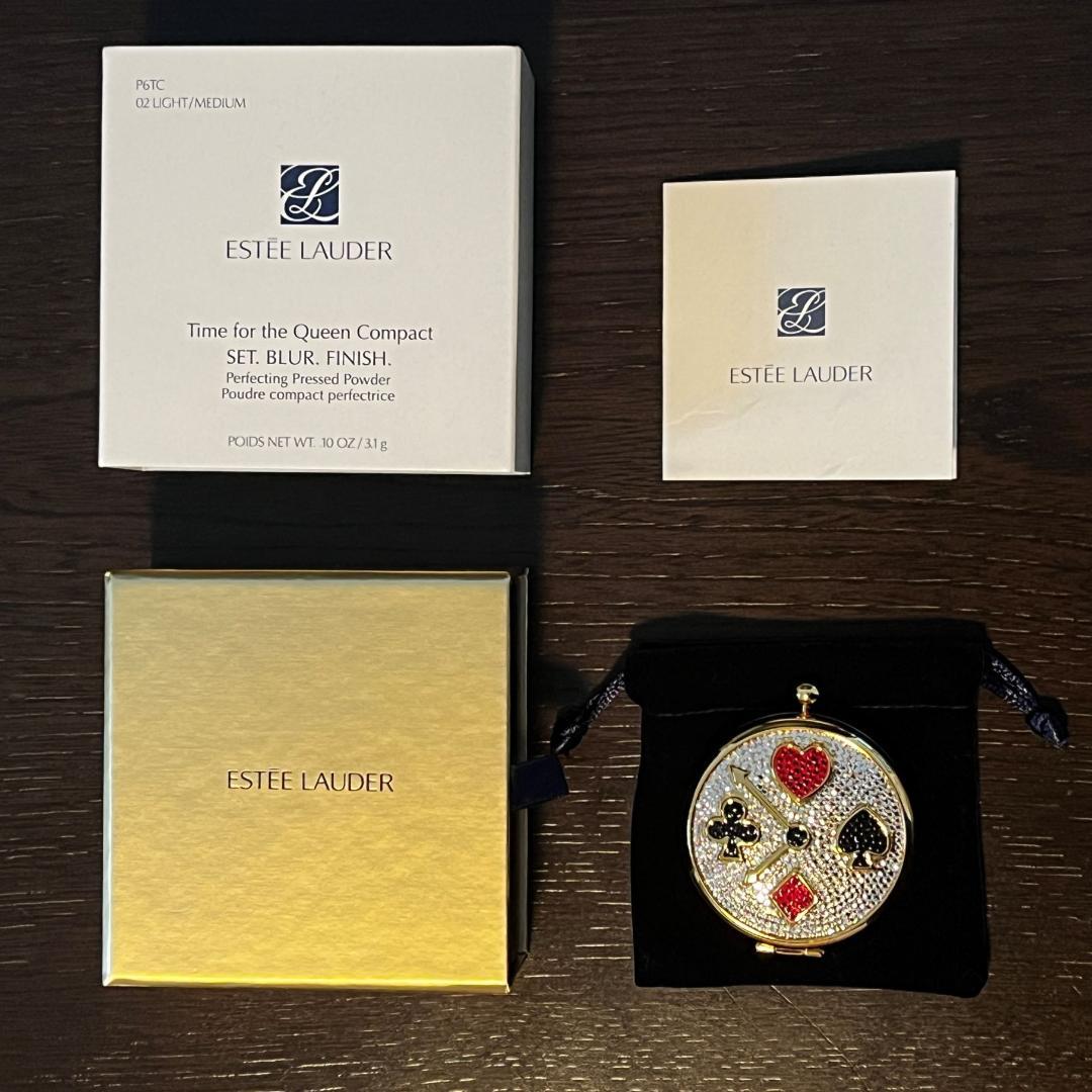 海外限定1　ESTEE LAUDER　エスティローダー　メタルコンパクト