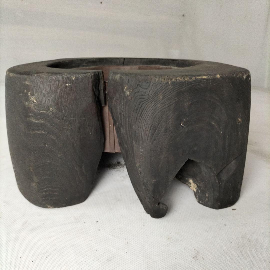 切り株火鉢　くりぬき　H7