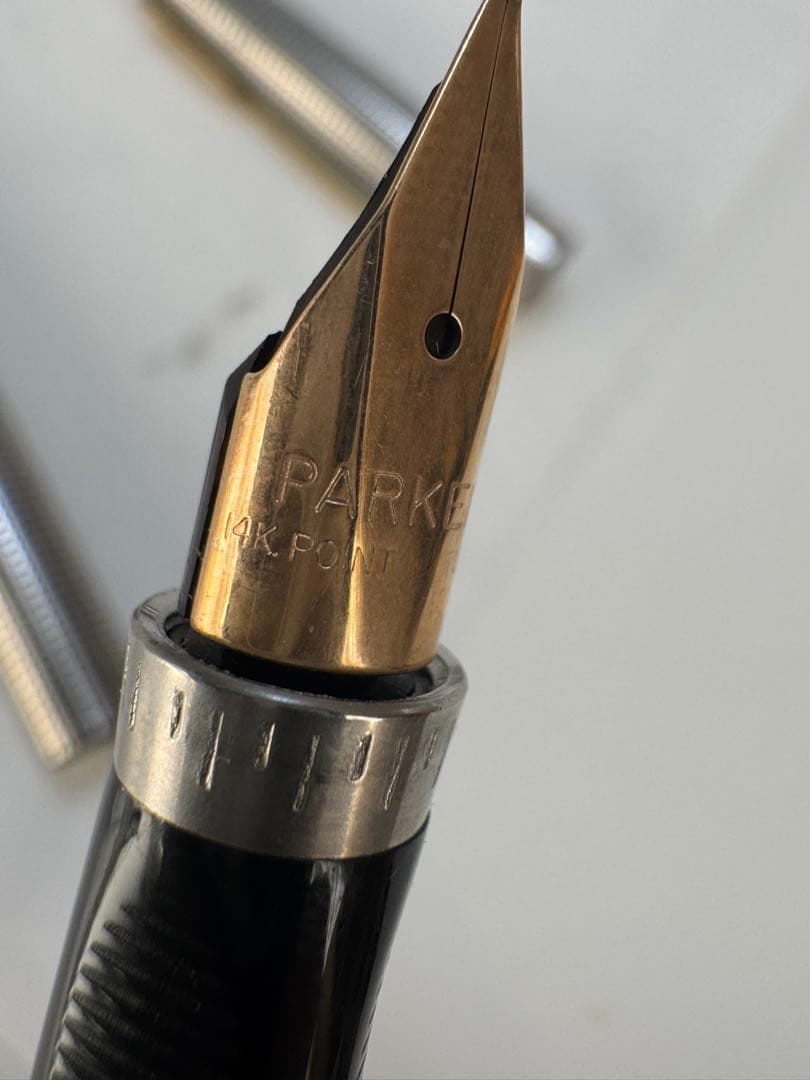 パーカー万年筆 70年代 スターリングヴェルメイユ 14K sẽ PARKER