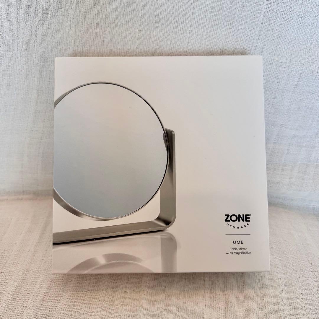 ZONE DENMARK（ゾーンデンマーク）テーブルミラー スチール　新品未使用