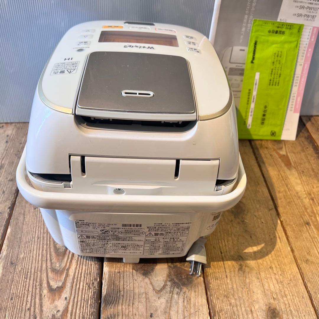 【稼働品】Panasonic パナソニック SR-PW107 炊飯器