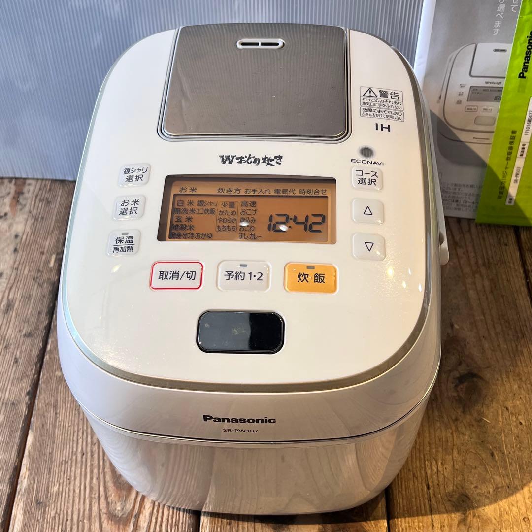 【稼働品】Panasonic パナソニック SR-PW107 炊飯器