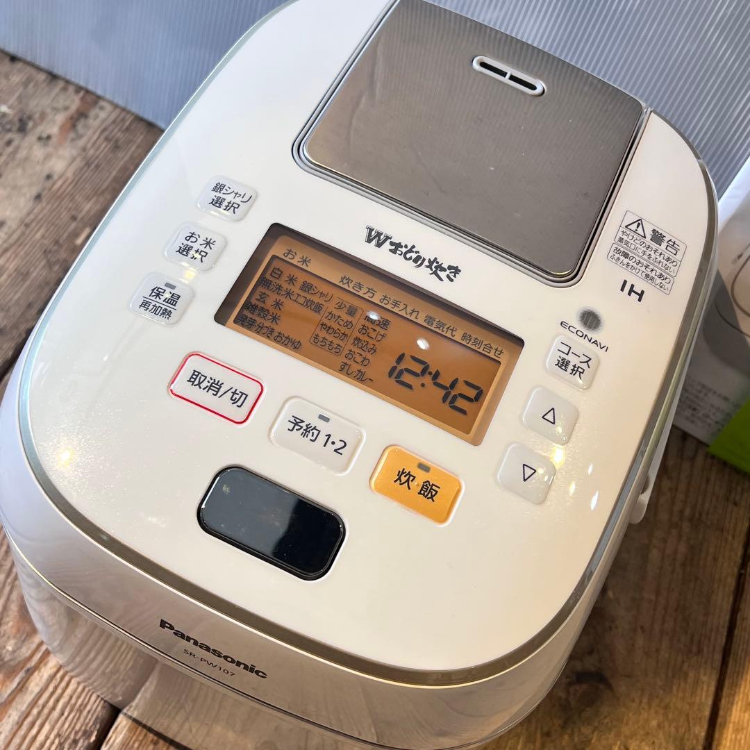【稼働品】Panasonic パナソニック SR-PW107 炊飯器
