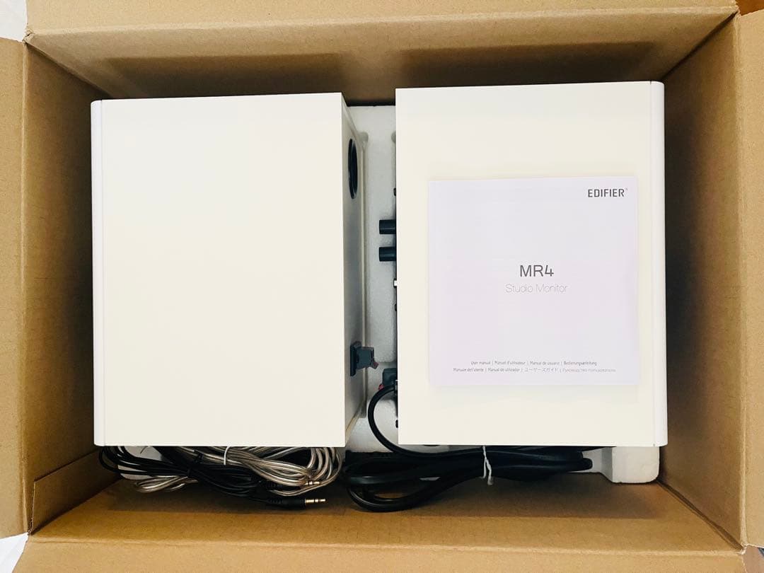 EDIFIER MR4 ホワイト PCスピーカー 動作確認済