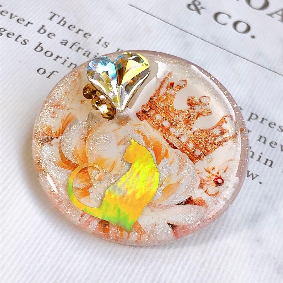 同梱100円引❤️No.2559 レジン ヘアゴム ♡ 猫 ネコ ねこ ♡