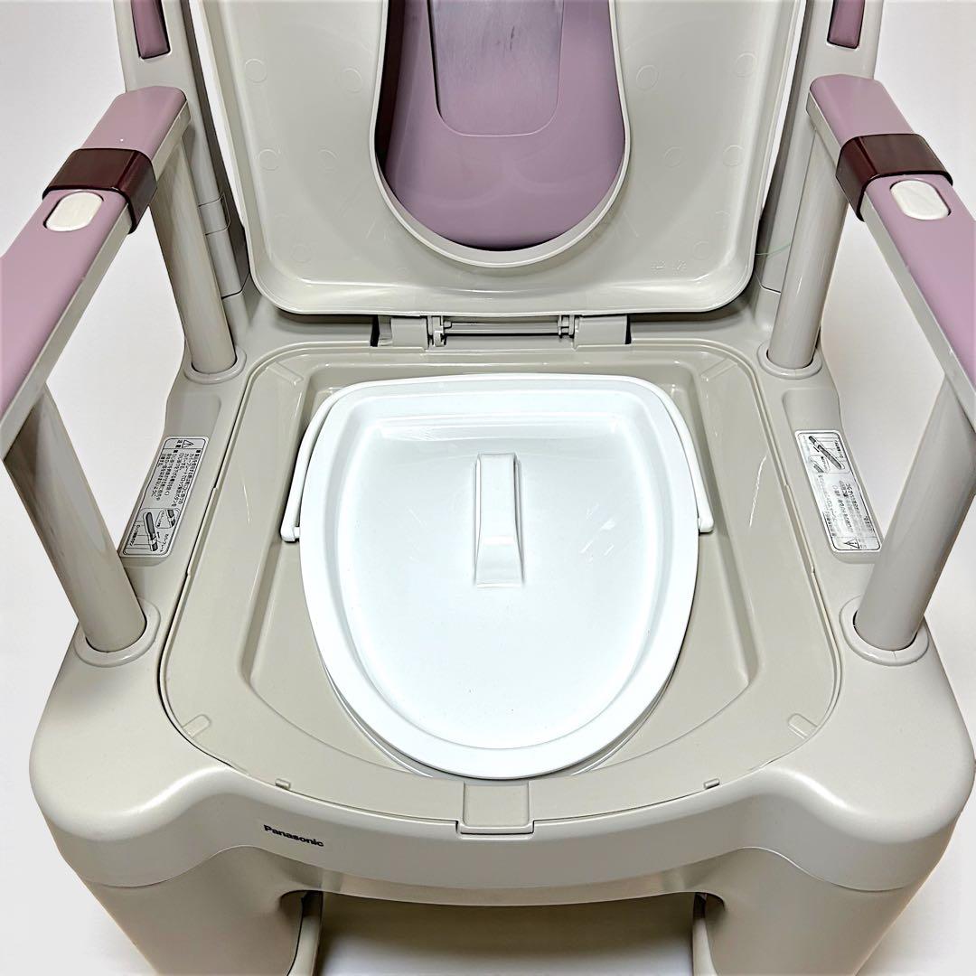 パナソニック ポータブルトイレ 座楽 ラフィーネ 前後傾斜脚 PN-L30206