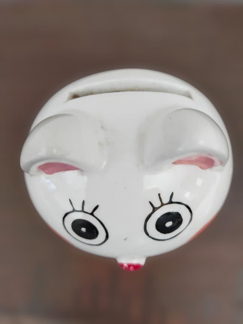 昭和　レトロ　陶器貯金箱　４個