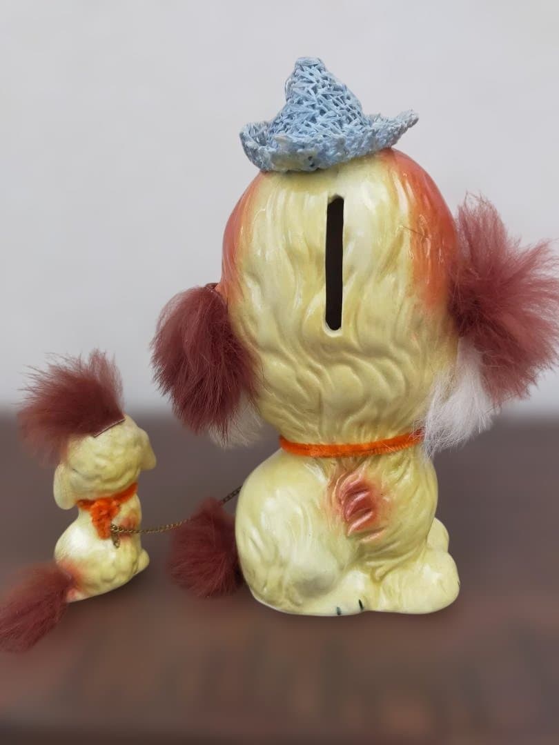 昭和　レトロ　陶器貯金箱　４個