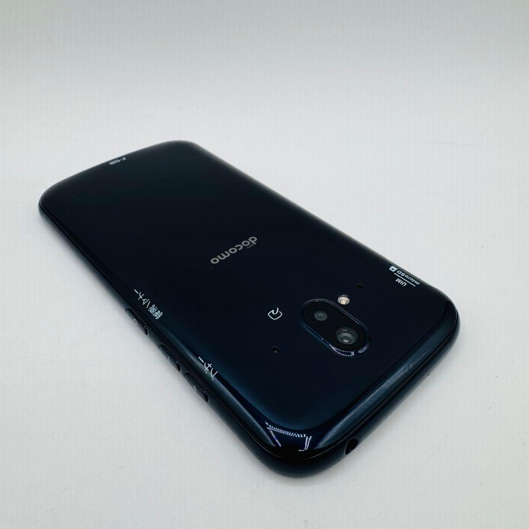 【極美品】らくらくスマートフォン F-52B ネイビー SIMフリー　ドコモ