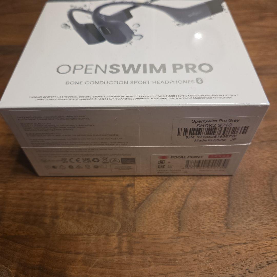 SHOKZ OPEN SWIM PRO グレー