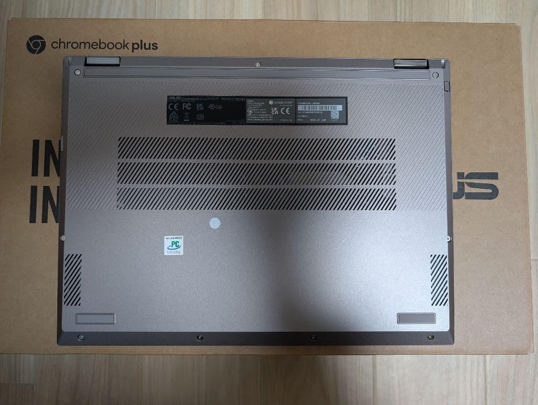【美品・箱説付】ASUS Chromebook Plus CM34 Flip