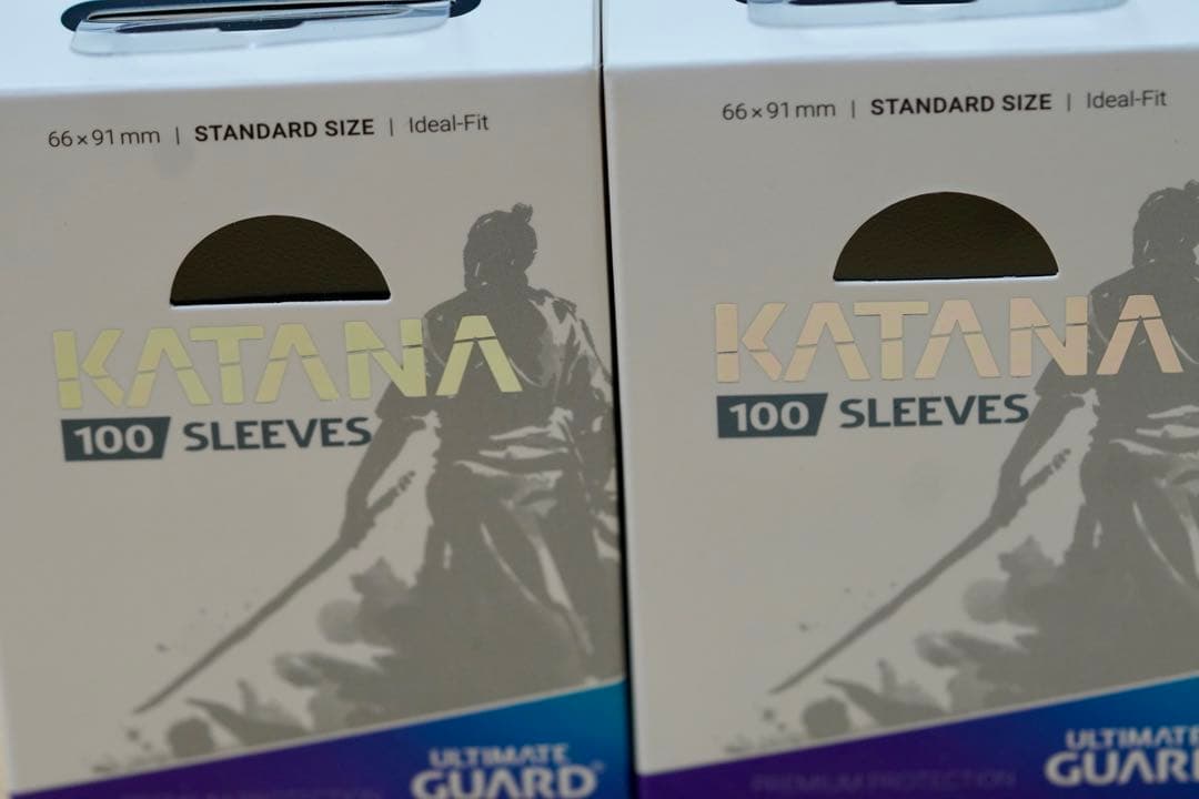 【新品】UltimateGuardKatana スリーブ ブラック 100枚×7