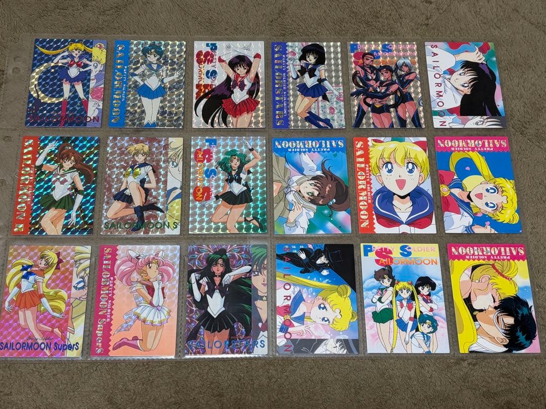【フルコンプ】美少女戦士セーラームーン5周年 Memoriesカードダス全セット
