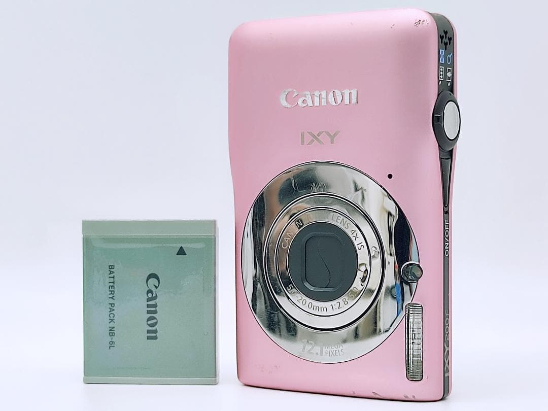 Canon IXY 200F 12.1メガピクセル ピンク キャノン カメラ