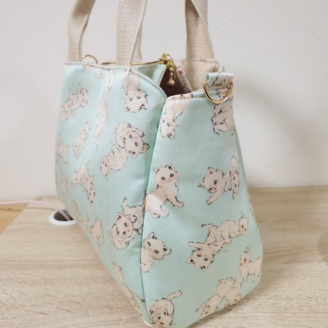ハンドメイド 3roomsバッグ M フランシュリッペ うじゃうじゃねこ