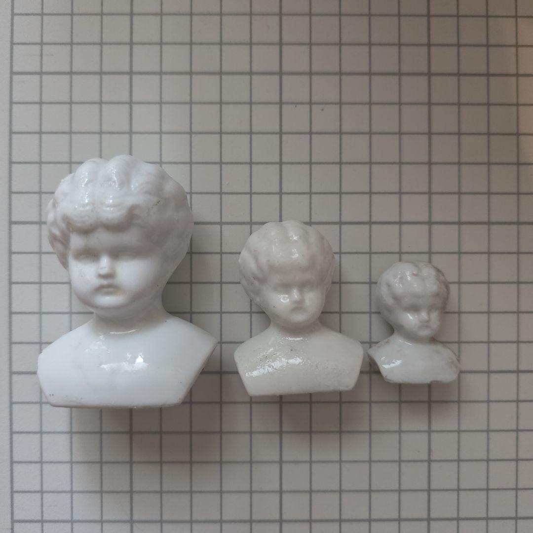 Antique チャイナヘッドドール　　3点