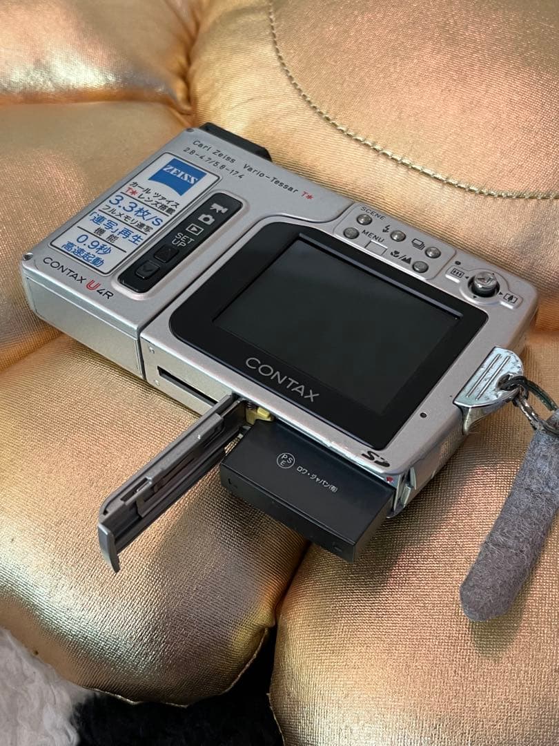 CONTAX U4R 美品 動作確認済 内部新品バッテリー CD-ROM付属