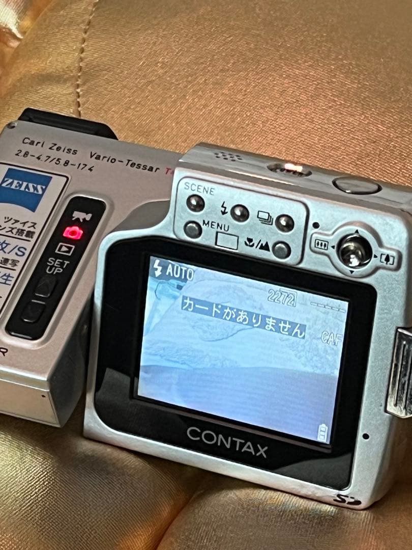 CONTAX U4R 美品 動作確認済 内部新品バッテリー CD-ROM付属