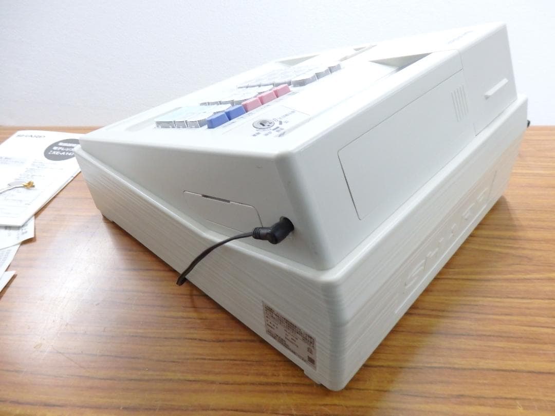 9120 綺麗 設定無料 XE-A147-W レジスター　8部門 インボイス