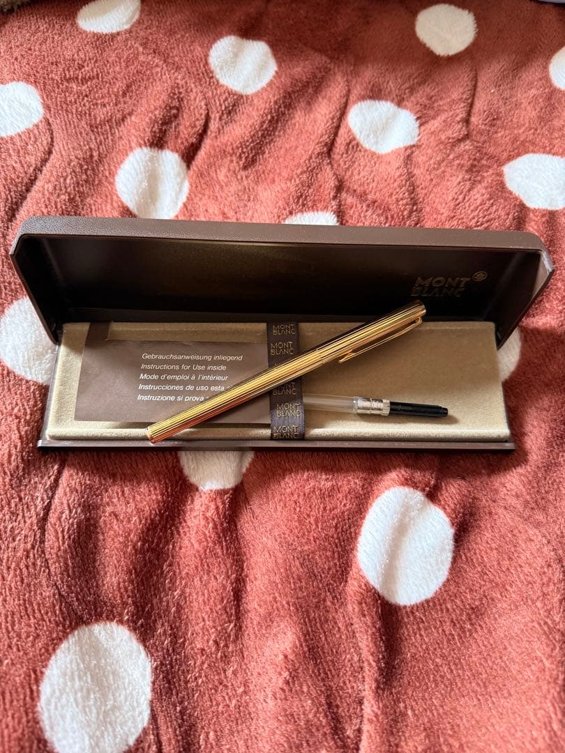 MONT BLANC ゴールド万年筆