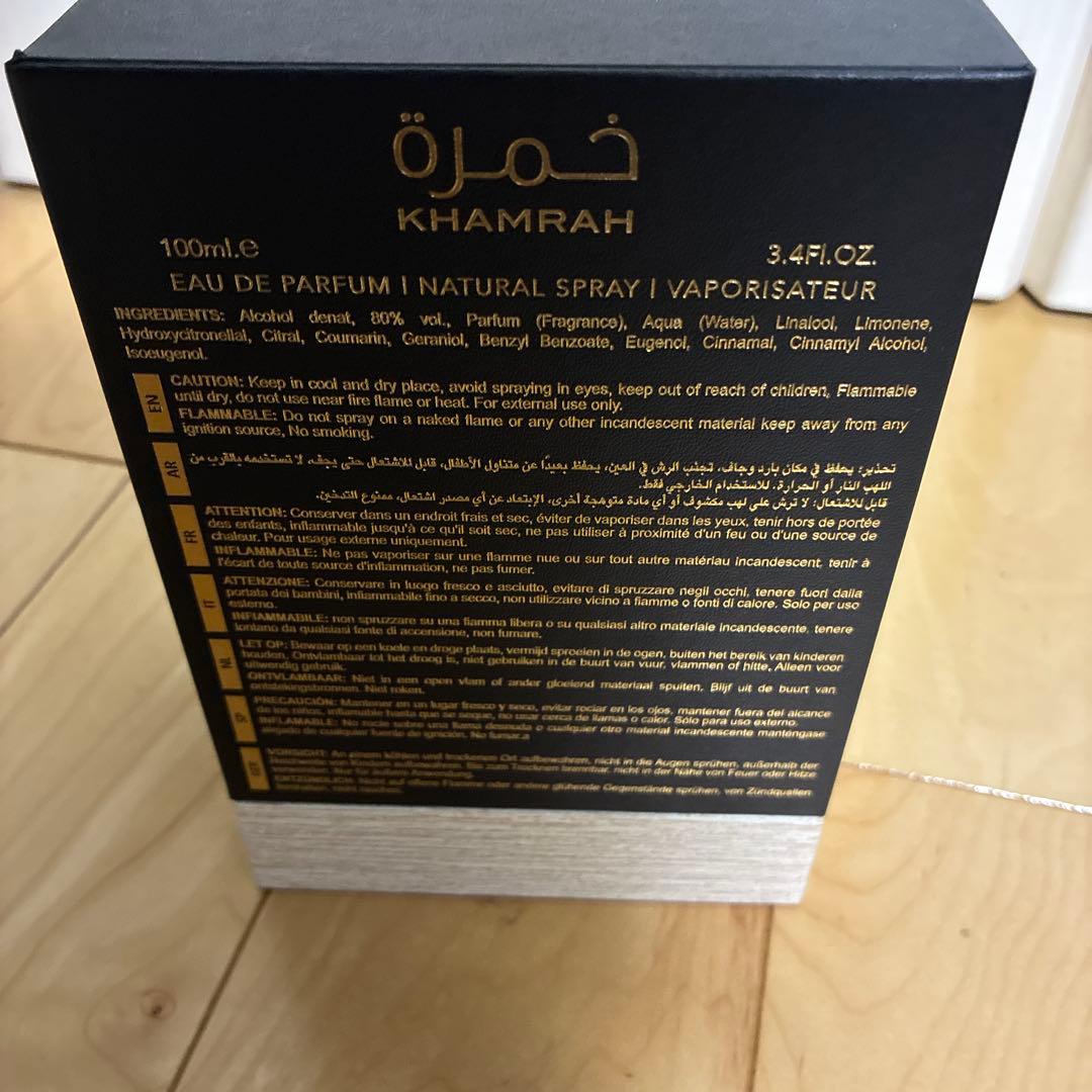 香水(ユニセックス) lattafa khamrah eau de parfum 100ml
