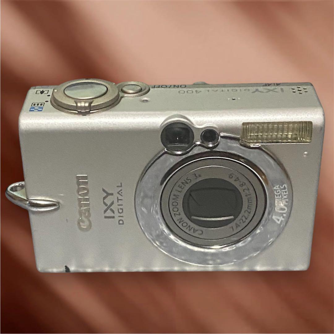 平成レトロ【Canon】キャノン IXY digitalデジタル400/シルバー