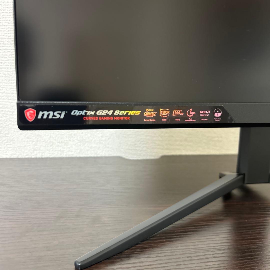 MSI 23.6 湾曲 ゲーミングモニター